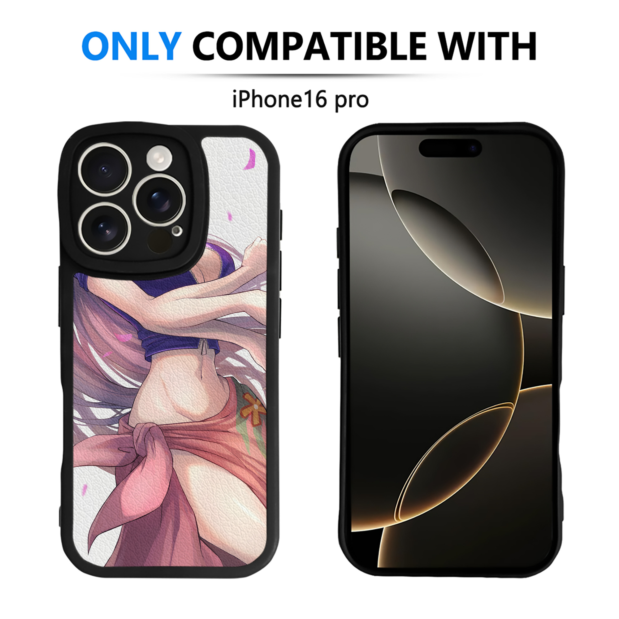 （画像用） ワンピース ONE PIECE 【iPhone 16シリーズ対応】シリコンスマホケース（レザー調） 材質：シリコン